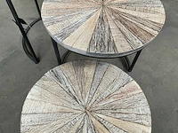 Ptmd collection bijzettafel set 3 stuks - afbeelding 4 van  8