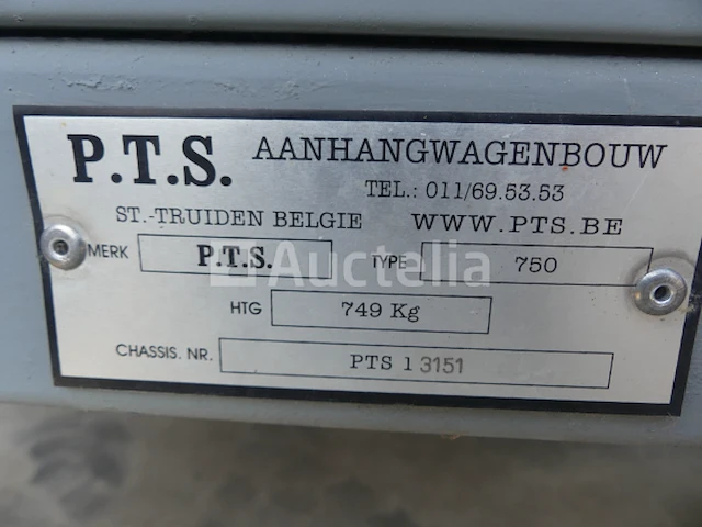 Pts 750 aanhangwagen - afbeelding 5 van  13