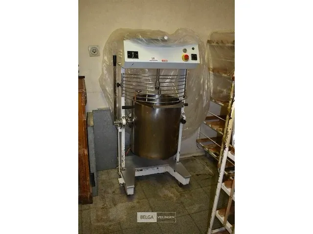 Puddingkoker op gas, rotatie op 380v, ca.25 liter - afbeelding 1 van  4