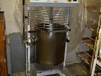 Puddingkoker op gas, rotatie op 380v, ca.25 liter - afbeelding 1 van  4