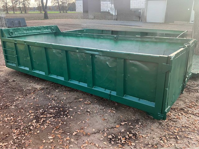 Puincontainer met haken afzet afvalcontainer - afbeelding 3 van  8