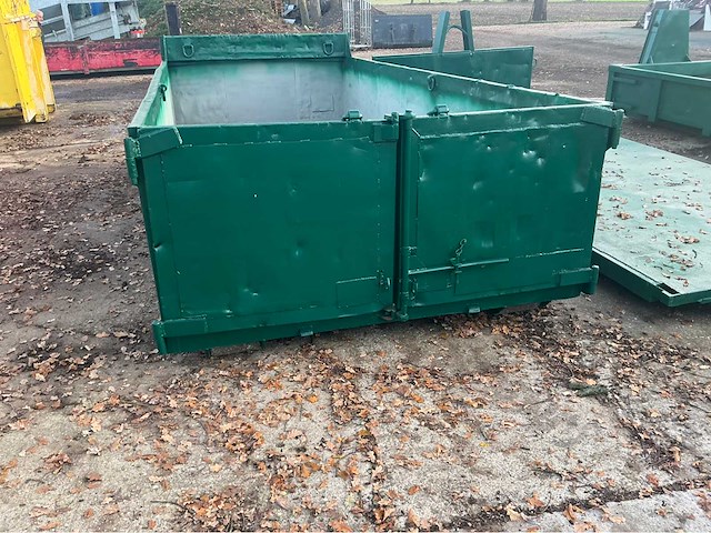 Puincontainer met haken afzet afvalcontainer - afbeelding 4 van  8