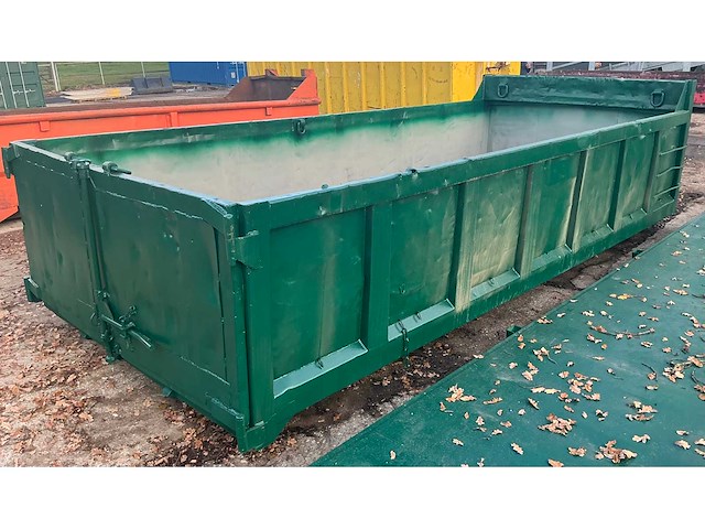 Puincontainer met haken afzet afvalcontainer - afbeelding 5 van  8