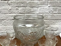 Punchkom +6 glazen h:23 cm x 23 cm - afbeelding 1 van  1