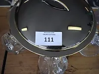 Punchpot met deksel , lepel en 5 glazen - afbeelding 2 van  6
