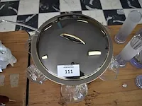 Punchpot met deksel , lepel en 5 glazen - afbeelding 4 van  6