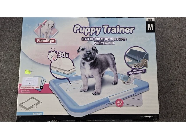 Puppy trainer m flamingo nieuw in doos + 3 puppy nursing kit - afbeelding 2 van  3