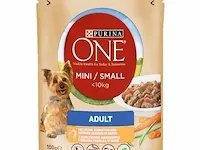 Purina one kip & wortel 100gr 40 stuks - afbeelding 1 van  1