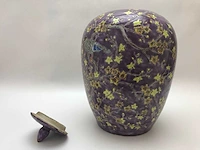 Purple-ground famille rose ‘dayazhai’ vase - porcelain - china - guangxu or republic of china (1912-1949) - afbeelding 4 van  25