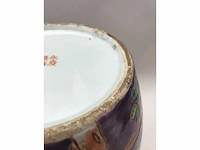 Purple-ground famille rose ‘dayazhai’ vase - porcelain - china - guangxu or republic of china (1912-1949) - afbeelding 15 van  25