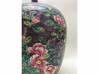 Purple-ground famille rose ‘dayazhai’ vase - porcelain - china - guangxu or republic of china (1912-1949) - afbeelding 23 van  25