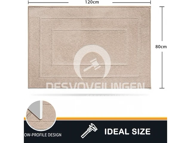 Purrugs vuilvangmat 80x120 beige - afbeelding 3 van  3