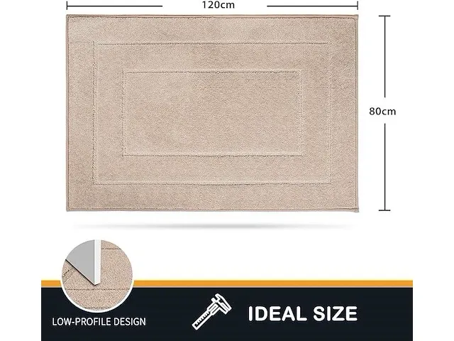 Purrugs vuilvangmat 80x120 beige - afbeelding 5 van  5