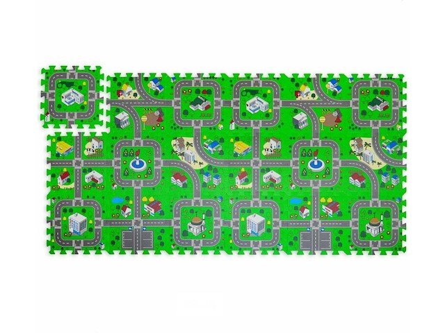 Puzzel speelmat - 18-delig - afbeelding 1 van  6