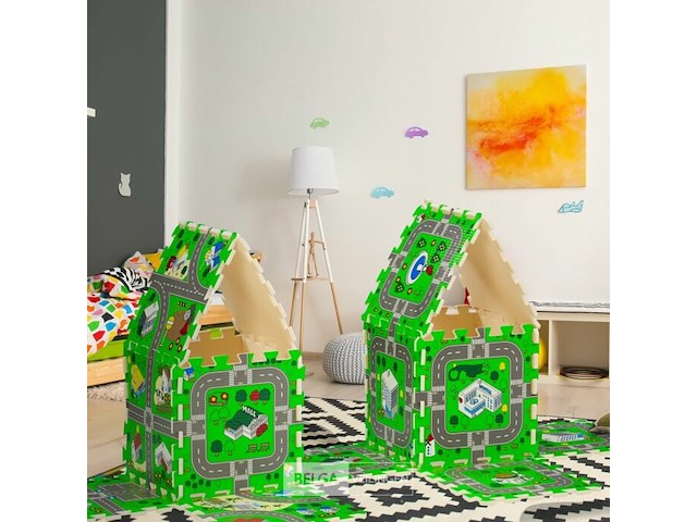 Puzzel speelmat - 18-delig - afbeelding 2 van  6