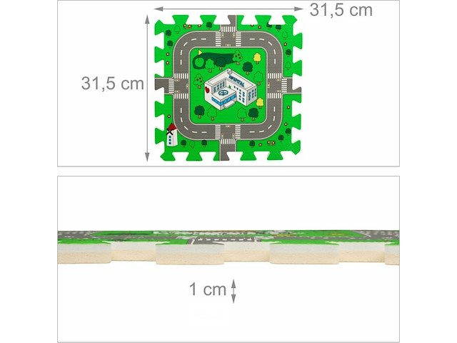 Puzzel speelmat - 18-delig - afbeelding 6 van  6