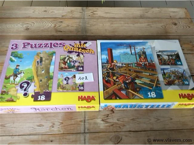 Puzzels 2stuks - afbeelding 1 van  3