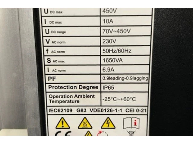 Pv grid inverter growatt - afbeelding 6 van  8