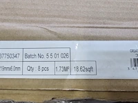 Pvc click geïntegreerd ondervloer 110m² - afbeelding 4 van  5