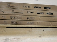 Pvc click geïntegreerd ondervloer 17m² - afbeelding 5 van  7