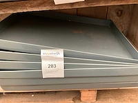 Pvc kunststof bakken (6x) - afbeelding 1 van  1