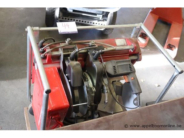 Pvc lasapparaat rothenberger saniline p1600, verrijdbaar - afbeelding 1 van  4