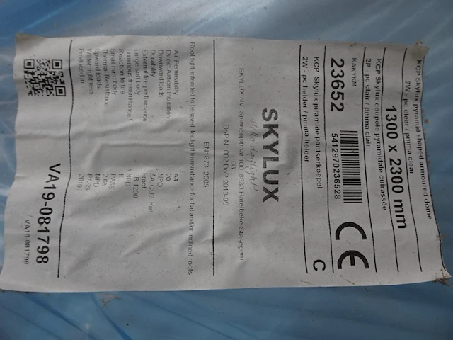 Pvc lichtkoepel skylux - afbeelding 2 van  4