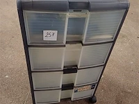 Pvc opberg trolley - afbeelding 1 van  1