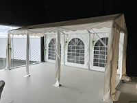 Pvc partytent elite 2.3 - 3 x 6 m wit