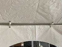 Pvc partytent elite 2.6 - 4 x 8 m - wit + grondframe - afbeelding 10 van  13