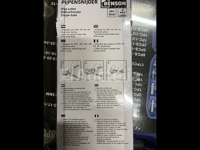 Pvc pijpenknipper - afbeelding 3 van  3
