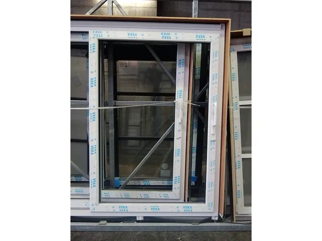 Pvc schuifraamkader + glas - afbeelding 4 van  4