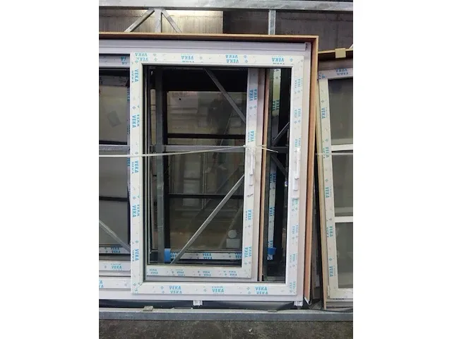 Pvc schuifraamkader + glas - afbeelding 4 van  4
