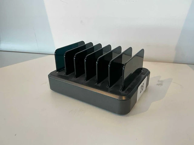 Pw018-pd+qc 6-poorts usb-opladerstandaard - afbeelding 2 van  5