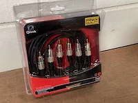 Q-link audio kabel 3 rca 2 mtr (54x) - afbeelding 2 van  4