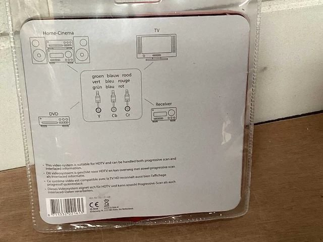 Q-link audio kabel 3 rca 2 mtr (54x) - afbeelding 3 van  4