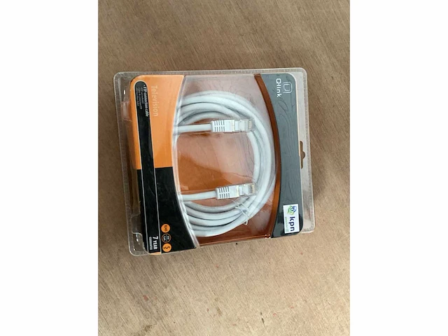 Q-link ftp kabel 5 meter, cat 6 (18x) - afbeelding 1 van  4
