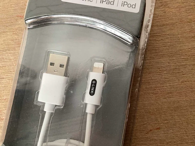Q-link laadkabel iphone, 1 mtr (55x) - afbeelding 3 van  4