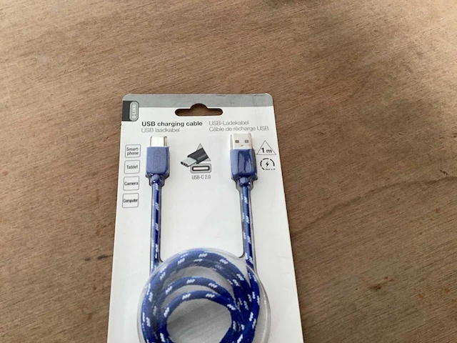 Q-link laadkabel usb c, 1 mtr (35x) - afbeelding 3 van  3