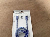 Q-link laadkabel usb c, 1 mtr (35x) - afbeelding 3 van  3