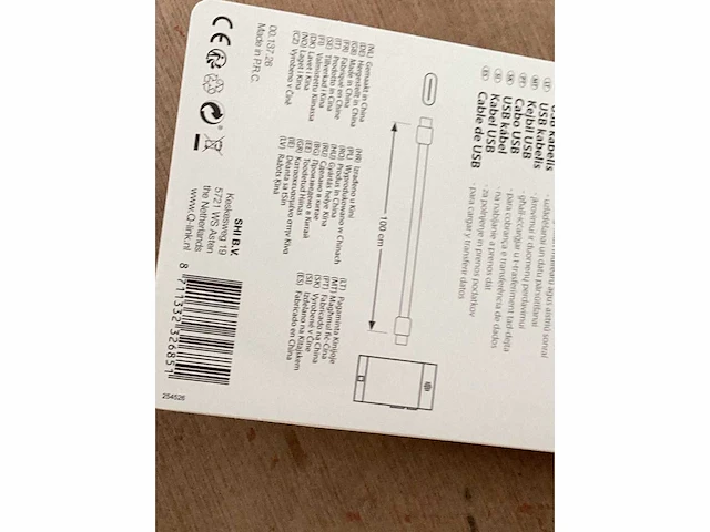 Q-link laadkabel usb c, 1 mtr (84x) - afbeelding 4 van  4