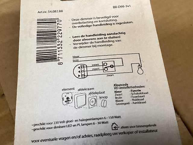 Q-link led dimmer 6-50 watt (60x) - afbeelding 3 van  3