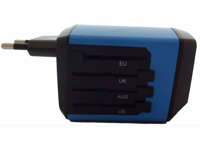 Q-link reisstekker wereldstekker, 2x usb 2.4a (96x) - afbeelding 6 van  6