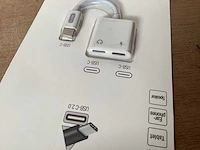 Q-link telefoon usb-c splitter (72x) - afbeelding 2 van  4