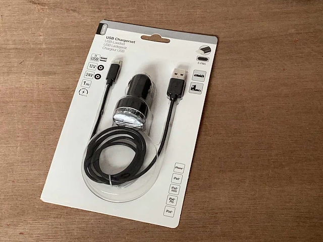 Q-link telefoonoplader & kabel iphone (40x) - afbeelding 1 van  4