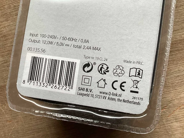 Q-link usb telefoonoplader 2,4 watt (40x) - afbeelding 4 van  4