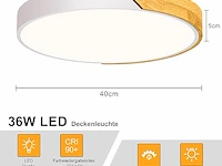 Qamra moderne 4000k led-plafondlamp - afbeelding 2 van  3