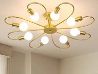 Qcyuui 8-lichts plafondlamp - afbeelding 1 van  3