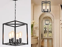 Qcyuui vintage hanglamp - afbeelding 1 van  3