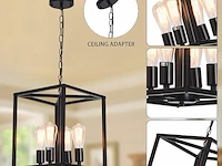 Qcyuui vintage hanglamp - afbeelding 3 van  3